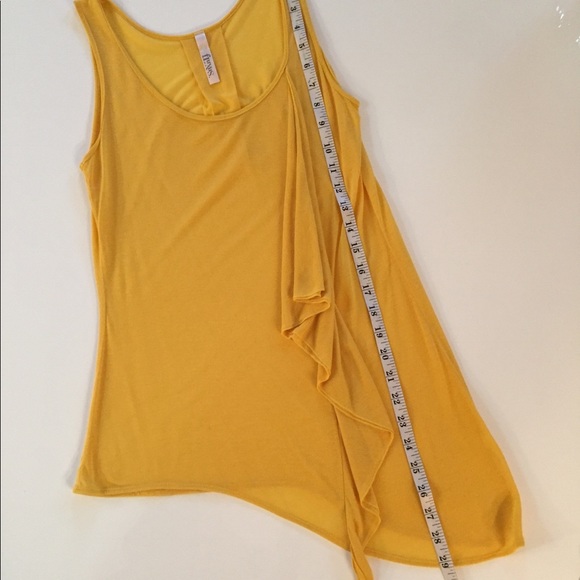Fluxus Taxi Yellow Tunic Length Tank Top - Picture 7 of 7